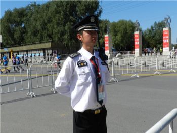 2017沈陽(yáng)馬拉松安?，F(xiàn)場(chǎng)